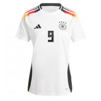 Camisa de Futebol Alemanha Niclas Fullkrug #9 Equipamento Principal Mulheres Europeu 2024 Manga Curta